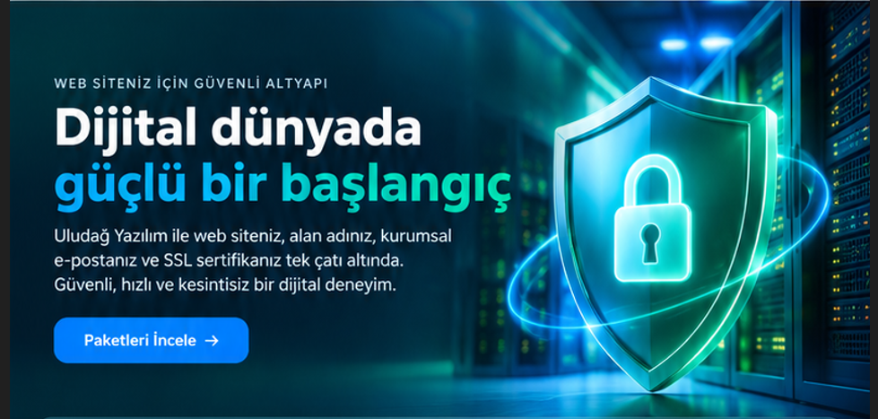 Güvenli dijital altyapı. Dijital dünyada güçlü bir başlangıç